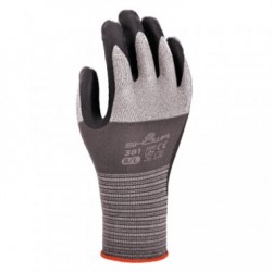 SHOWA Guante microfibra/poliester forro spandex revestido nitrilo microporoso Industrial Starter SH381