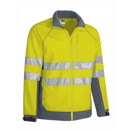 Chaqueta de trabajo softshell Alta Visibilidad Valento TACOMA