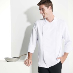 Chaqueta de cocina escote pico en punto suave DABIZ Roly 4500