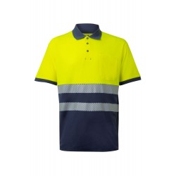Polo de Trabajo Manga Corta bicolor Velilla 305523
