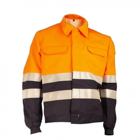 Cazadora de Trabajo Cromo Alta Visibilidad ITS FO 2100
