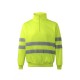 Sudadera de cuello alto con media cremallera Velilla 305702