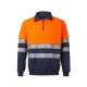 Sudadera de trabajo bicolor, cuello alto cremallera Velilla 305703