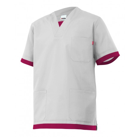 Camisola pijama de manga corta bicolor Velilla M587