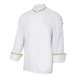 Chaqueta de cocina con cierre central Velilla P405208