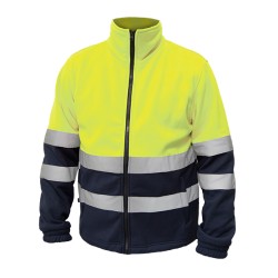 Sudadera de trabajo combinada cremallera alta visibilidad Chintex 1044