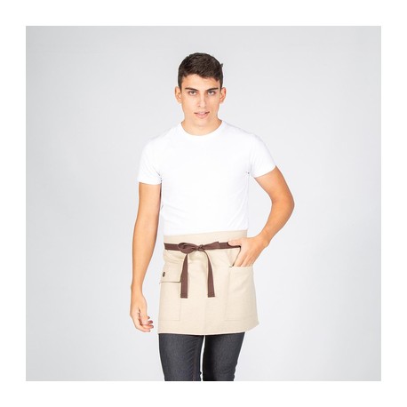 Delantal corto Beige 40x68 cm Garys 100021