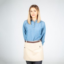 Delantal corto Beige 35x67 cm Garys 100023