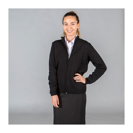 Rebeca mujer punto grueso con cremallera Garys 102900