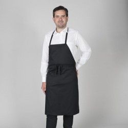 Delantal con peto y cinta de algodón 90x75 cm Garys 116300