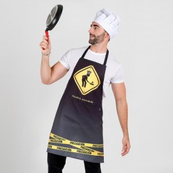 Delantal con peto DANGER Restauración Ocio Garys 150080