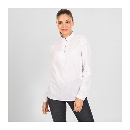 Camisa Mujer Falso Lino FLORA Garys 243600
