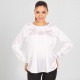 Blusa de trabajo mujer manga larga SATEN TELMA Garys 243700