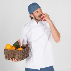 Chaqueta cocina unisex BOTON FORRADO M/C Garys 908000