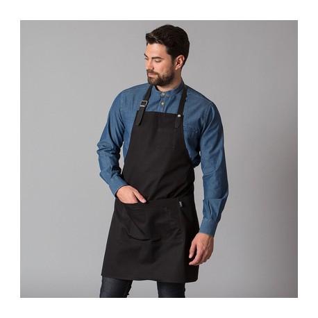 Delantal con peto CINTA DE CUERO 72X80 cm Garys 156400