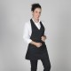 Delantal bistro escote pico bolsillo centro 80X65 CM Garys 182000