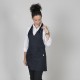 Delantal bistro escote pico bolsillo centro 80X65 CM Garys 182000