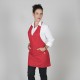 Delantal bistro escote pico bolsillo centro 80X65 CM Garys 182000