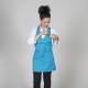 Delantal bistro escote pico bolsillo centro 80X65 CM Garys 182000