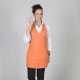 Delantal bistro escote pico bolsillo centro 80X65 CM Garys 182000