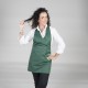 Delantal bistro escote pico bolsillo centro 80X65 CM Garys 182000