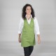 Delantal bistro escote pico bolsillo centro 80X65 CM Garys 182000