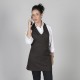 Delantal bistro escote pico bolsillo centro 80X65 CM Garys 182000