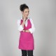 Delantal bistro escote pico bolsillo centro 80X65 CM Garys 182000