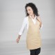 Delantal bistro escote pico bolsillo centro 80X65 CM Garys 182000