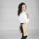 Delantal bistro escote pico bolsillo centro 80X65 CM Garys 182000
