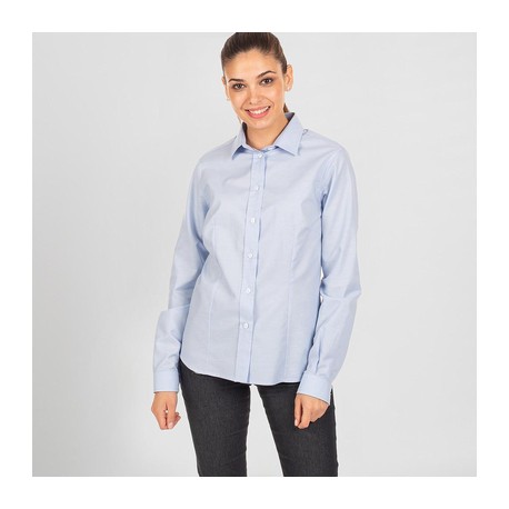 Camisa de Trabajo Mujer Hostelería Manga Larga OXFORD Garys 288400