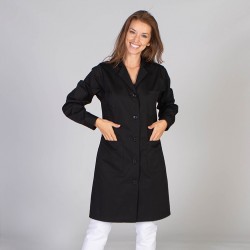 Bata Mujer Sanitaria Manga Larga Sarga Colores Garys 550000