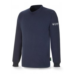 Camiseta de Trabajo Ignífuga y Antiestática Xispal 160 gr Marca 988TSIA