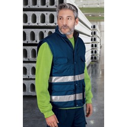 Chaleco de trabajo multibolsillos Visibilidad Realzada Valento TASMANIA