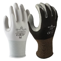Guante de trabajo con revestimiento NITRILO sobre forro NAILON Industrial Starter SH370