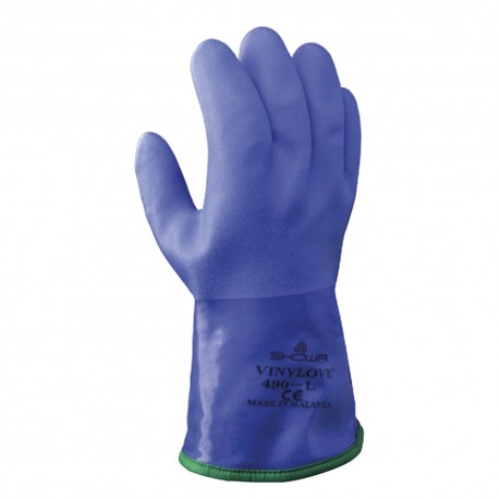 Guante de trabajo revestido completo PVC SHOWA Industrial Starter SH490