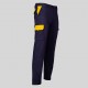 Pantalón de trabajo unisex multibolsillos elástico combinado GAMO Garys 7501C1