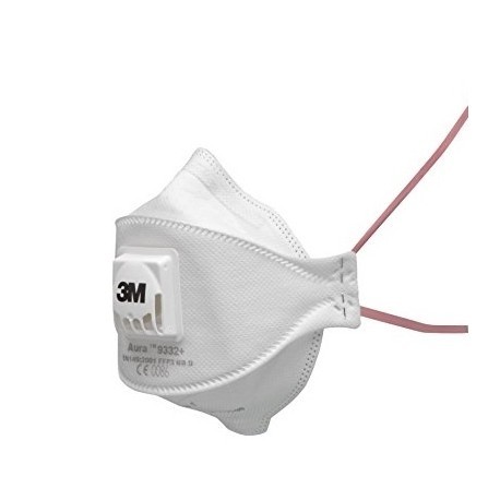 Mascarilla plegada con valvula FFP3 NR D 9332 Industrial Starter 3M