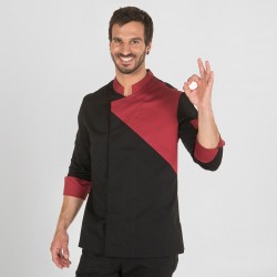 Chaqueta cocina unisex NEGRO M/L COMBI Garys 931400