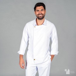 Chaqueta cocina unisex de trabajo ARIAS microfibra Garys 943100