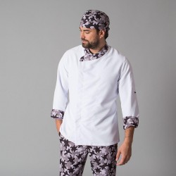 Chaqueta cocina de trabajo unisex MILITAR Garys 947400