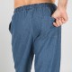 Pantalón de trabajo unisex goma-cordón tejano lavado Garys 701500