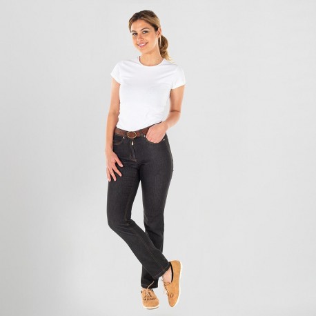 Pantalón de trabajo mujer VAQUERO talle medio Garys 703200