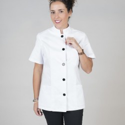 Blusa de trabajo mujer cuello mao Garys 620100