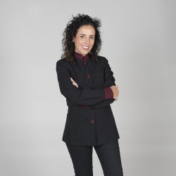 Blusa de trabajo mujer cuello mao COMBI Garys 620700