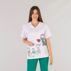 Blusa de trabajo unisex ADA Garys 611400