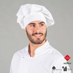 Gorro gran chef tejido reciclado y orgánico Garys 450100