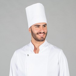 Gorro de cocina alto popelín Garys 450300
