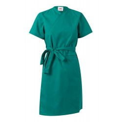 Bata Cruzada de Trabajo Manga Corta Mujer Velilla 259002