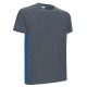 Camiseta de Trabajo Manga Corta Bicolor THUNDER Valento